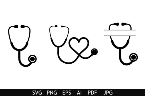 A Designer's Take on the Stethoscope Icon Bundle