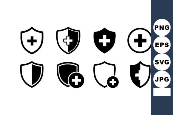 A Real-World Review of Shield Icons Medical Crosses Set