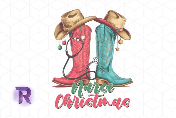 A Retro Nurse Christmas Design for Real Embroidery