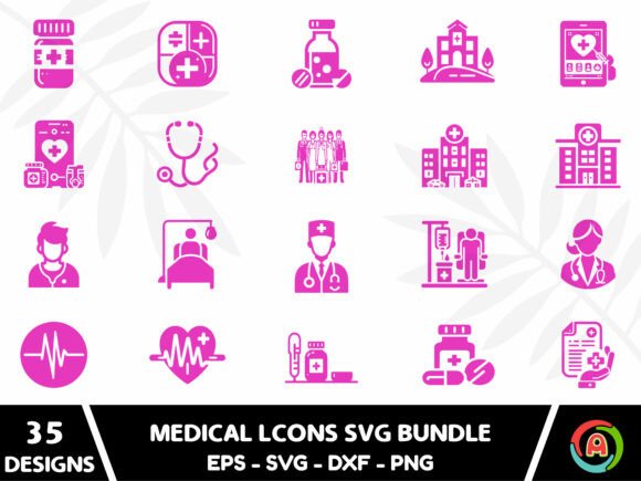 A Stethoscope Icon Bundle for Embroidery Designers