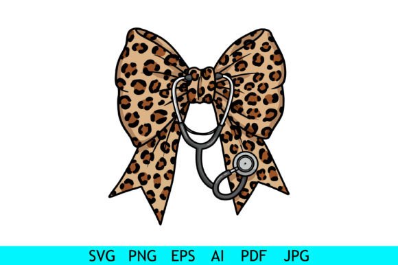 Beyond the File: A Designer’s Look at the Leopard Print Nurse Stethoscope Bow