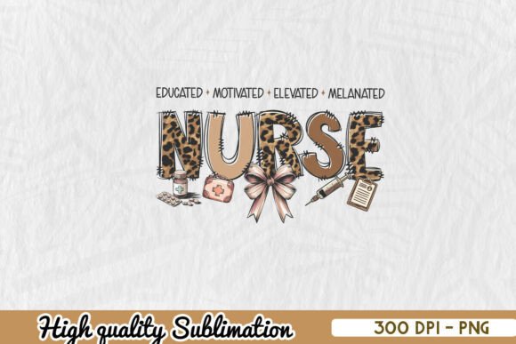 Evaluating Black Nurse Nursing Crew Sublimation PNG for Embroidery