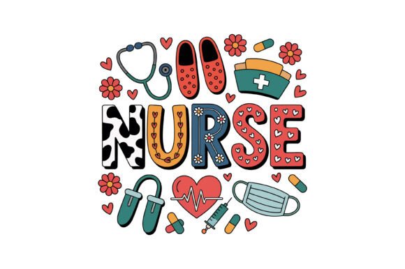 Putting the Colorful Nurse Doodle Art to Work